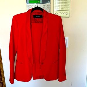 🚨 WORN ON TV 🚨 red tuxedo from Zara size L/XL